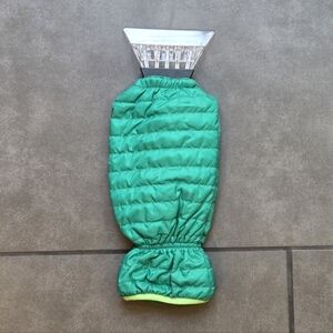 Eddie Bauer Green Ice Scraper Mitt